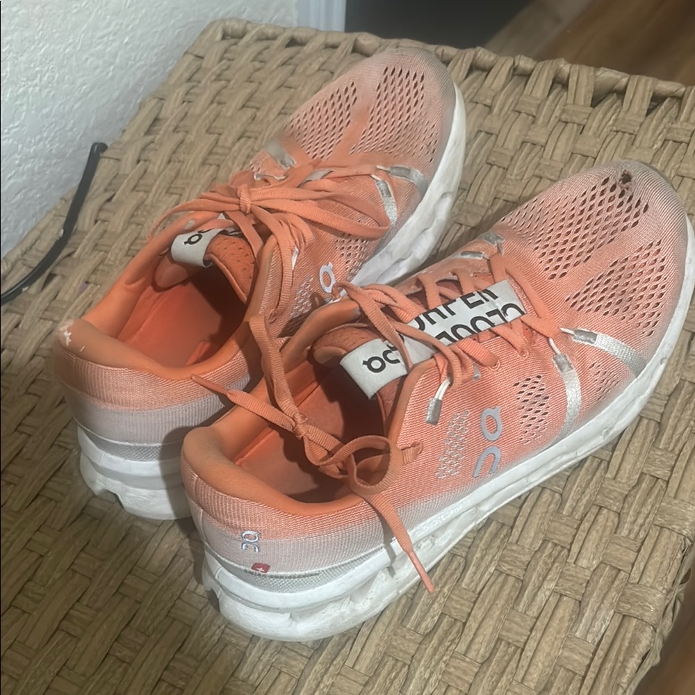 On cloud Running Women's Orange Running Shoes